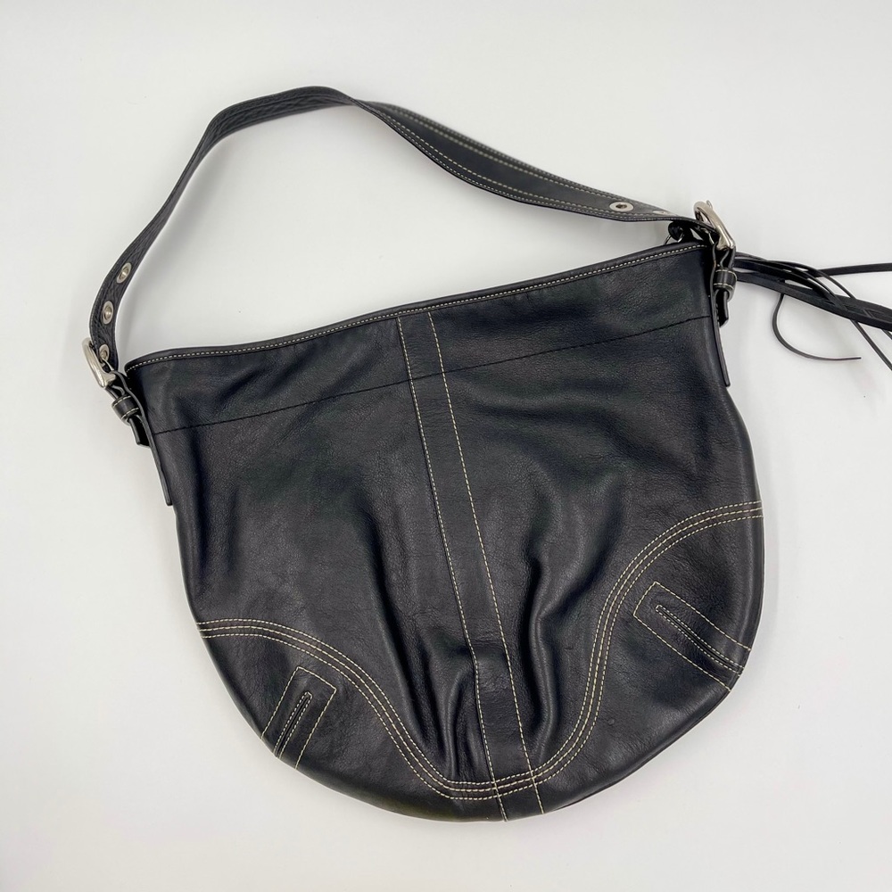 COACH Vintage black soft leather purse - Picture 7 of 7